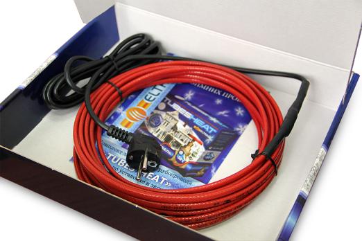 Греющий кабель готовый комплект WARM-PIPE 15Вт/м Д-8м