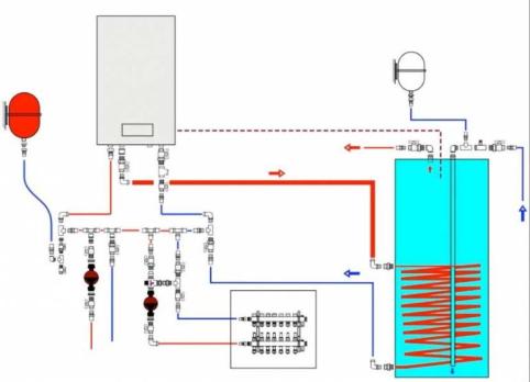 Датчик температуры воды контура ГВС бойлера для газовых электрических котлов ARDERIA