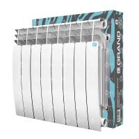 Радиатор биметалический 8 секций  500/100 GRAND STI секционный для отопления