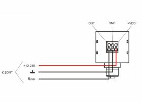 Датчик давления теплоносителя для ZONT 0-10 BAR проводной