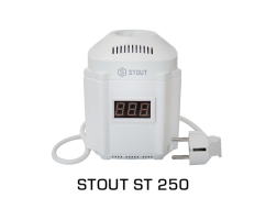 Стабилизатор напряжения STOUT ST 250 для котлов и насосов SST-0001-000250