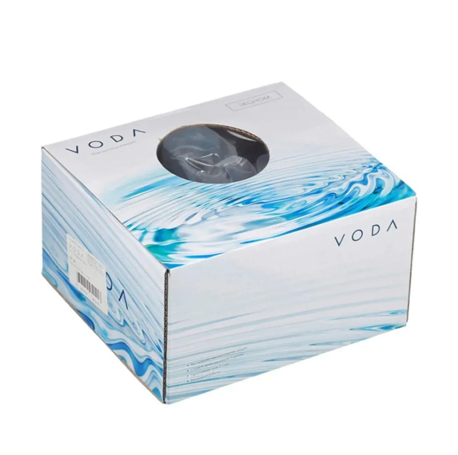 Смеситель для ванны, короткий излив хром. ставками VODA VFT 54-1 латунь
