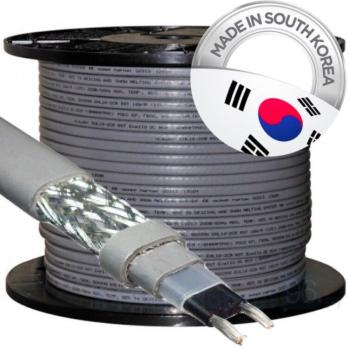 Греющий кабель саморегулирующийся EASTEC SRL 16-2 CR  M=16W  Южная Корея