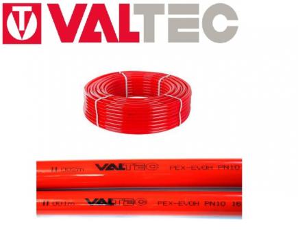 Труба для теплого пола  PEX-A-EVOH 16х2.0 VALTEC  с защитным слоем от кислорода красная