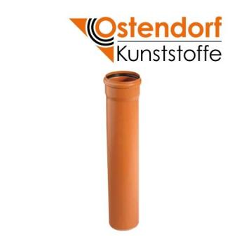 Труба канализационная Ostendorf 110х0,5м, 1м, 2м, 3м наружная  KGEM  