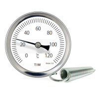 Термометр биметаллический накладной корпус 63 мм TIM
