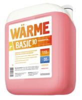 Антифриз Теплоноситель "WARME Basic-30" 10 кг. готовый к рименению красный для системы отопления 